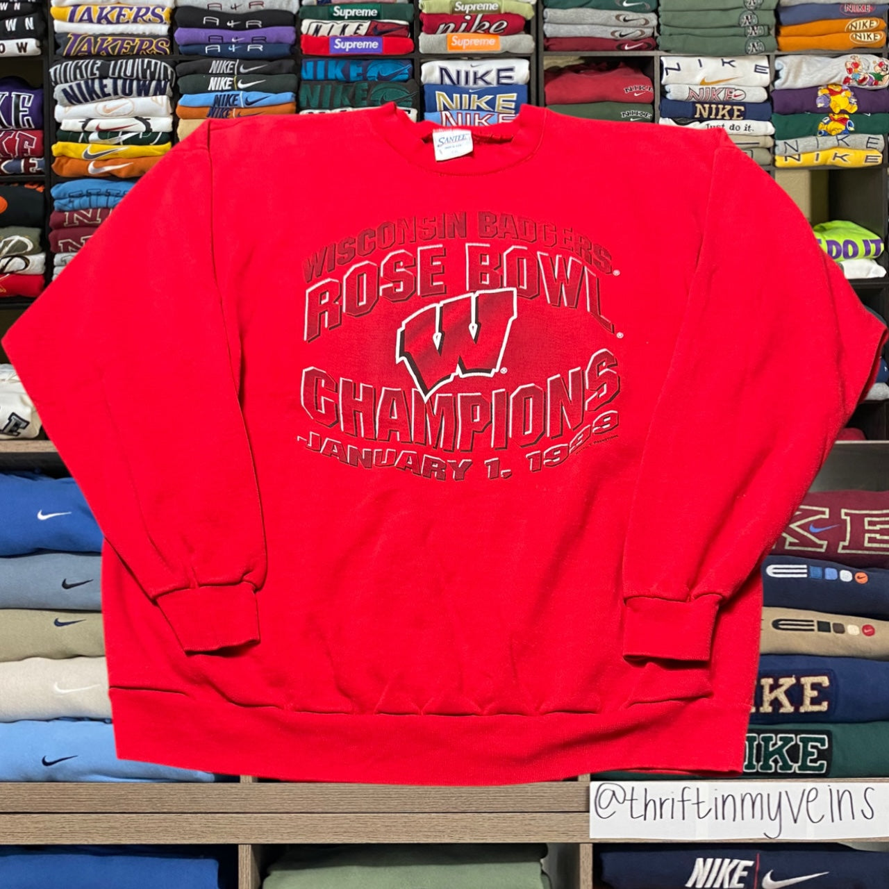 1999 wisconsin badgers sweater (xxlarge)