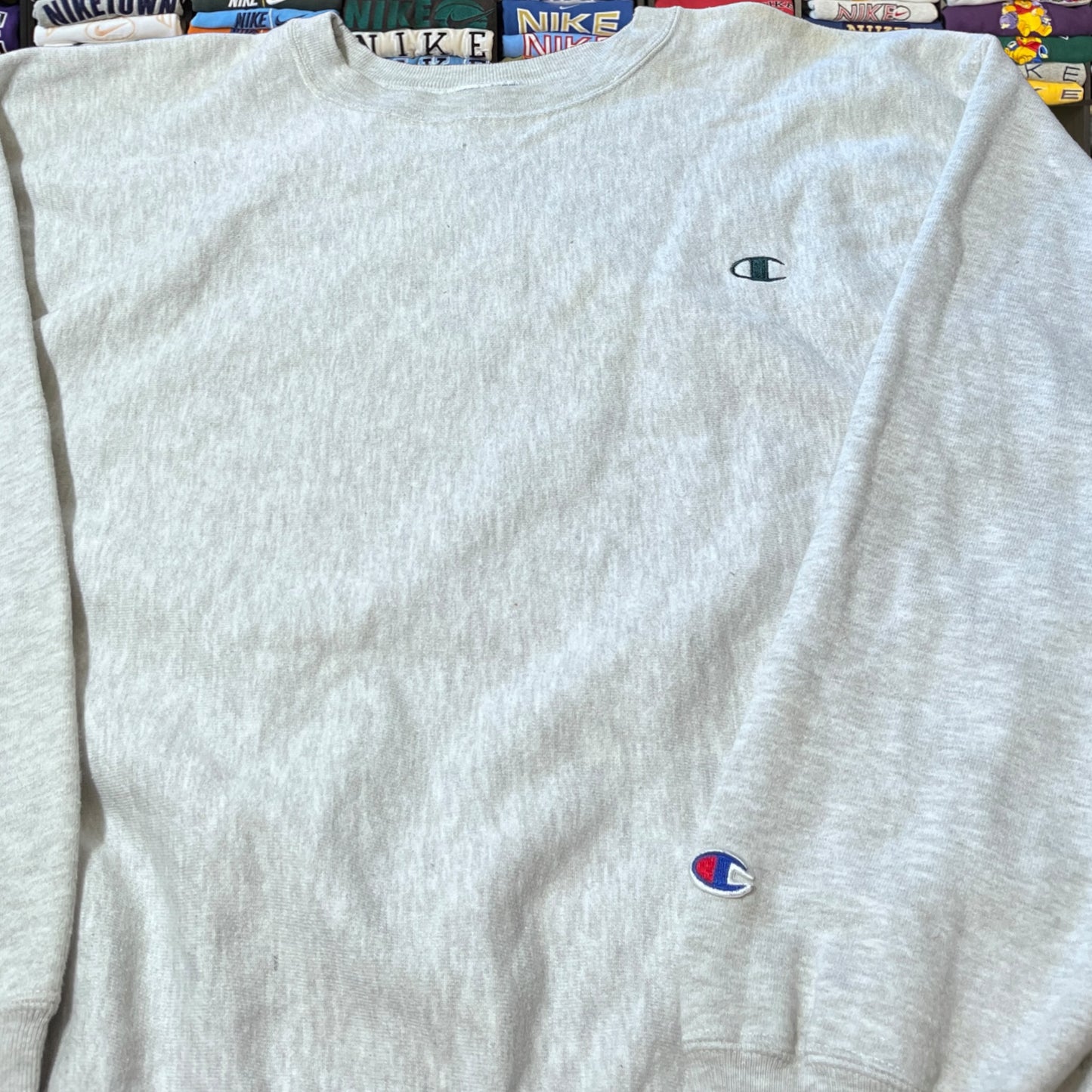 90s reverse weave champion sweater
