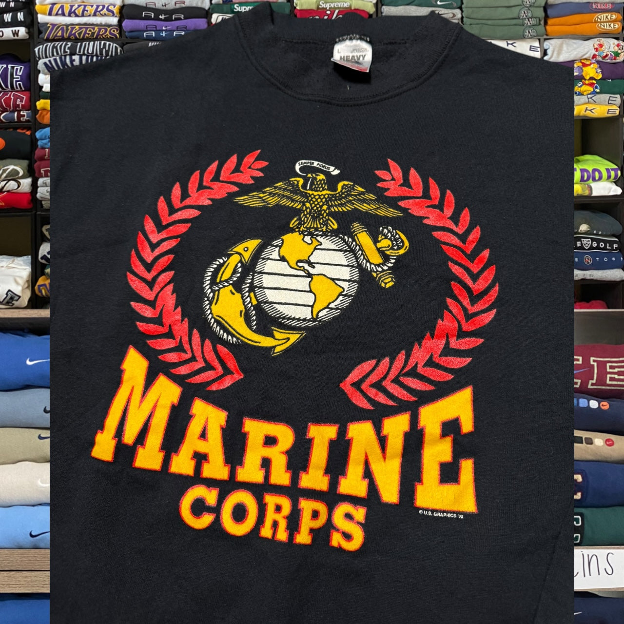 90s marine corps sweatshirt (Large)