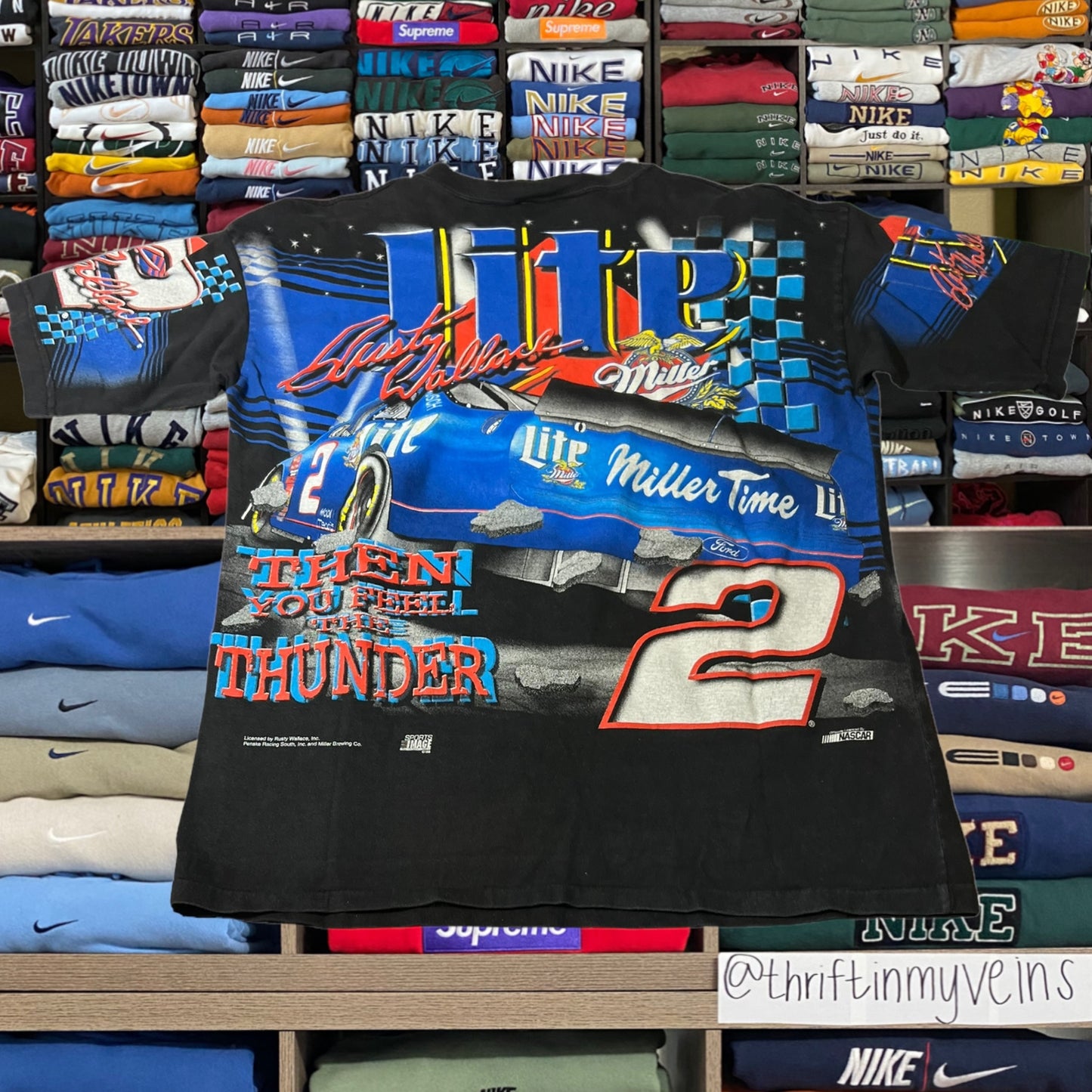 90s nascar all over print shirt