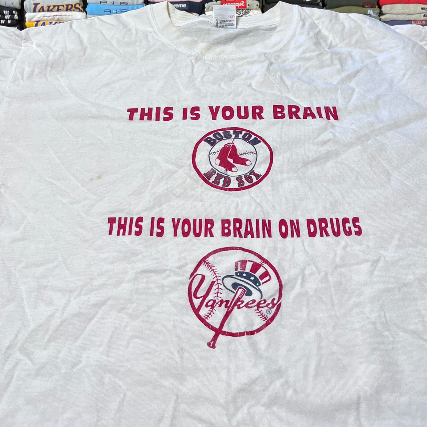 90s mlb baseball Yankees Red Sox shirt