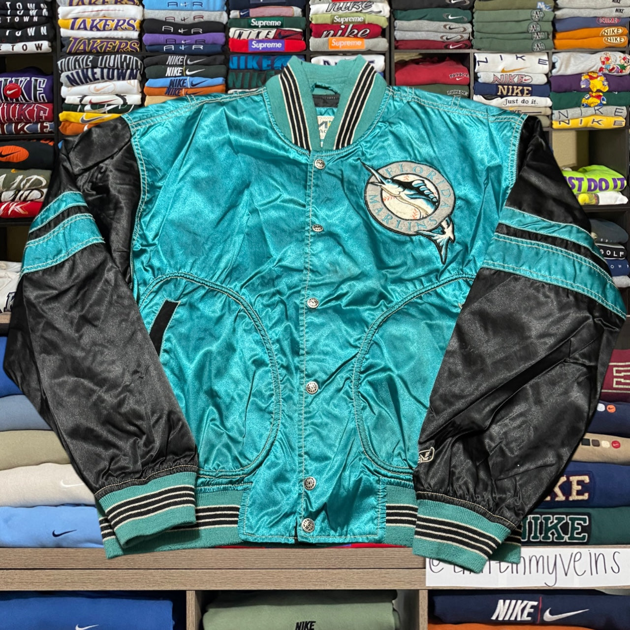 90s florida marlins jacket baseball (Large)
