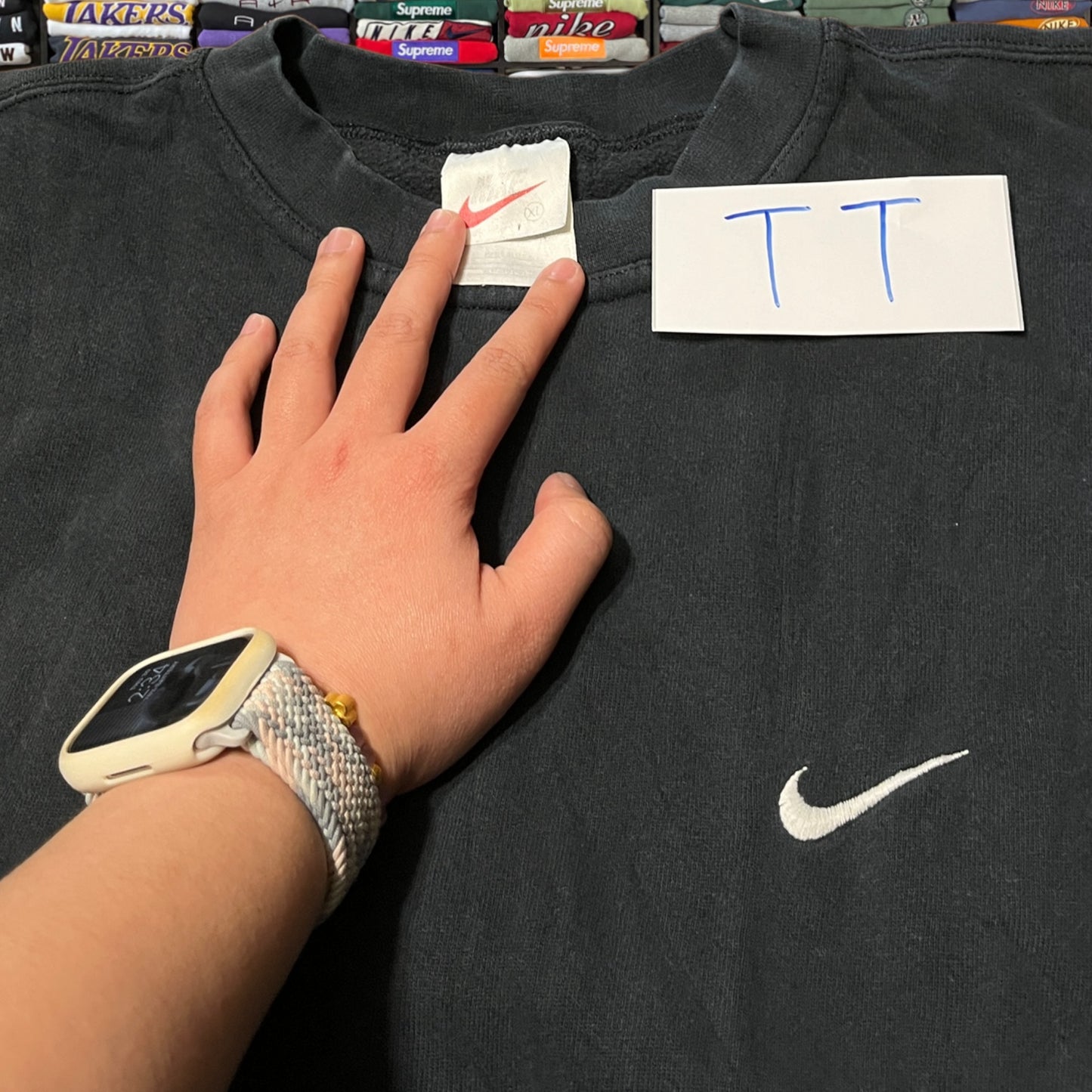 90s Nike black sweater