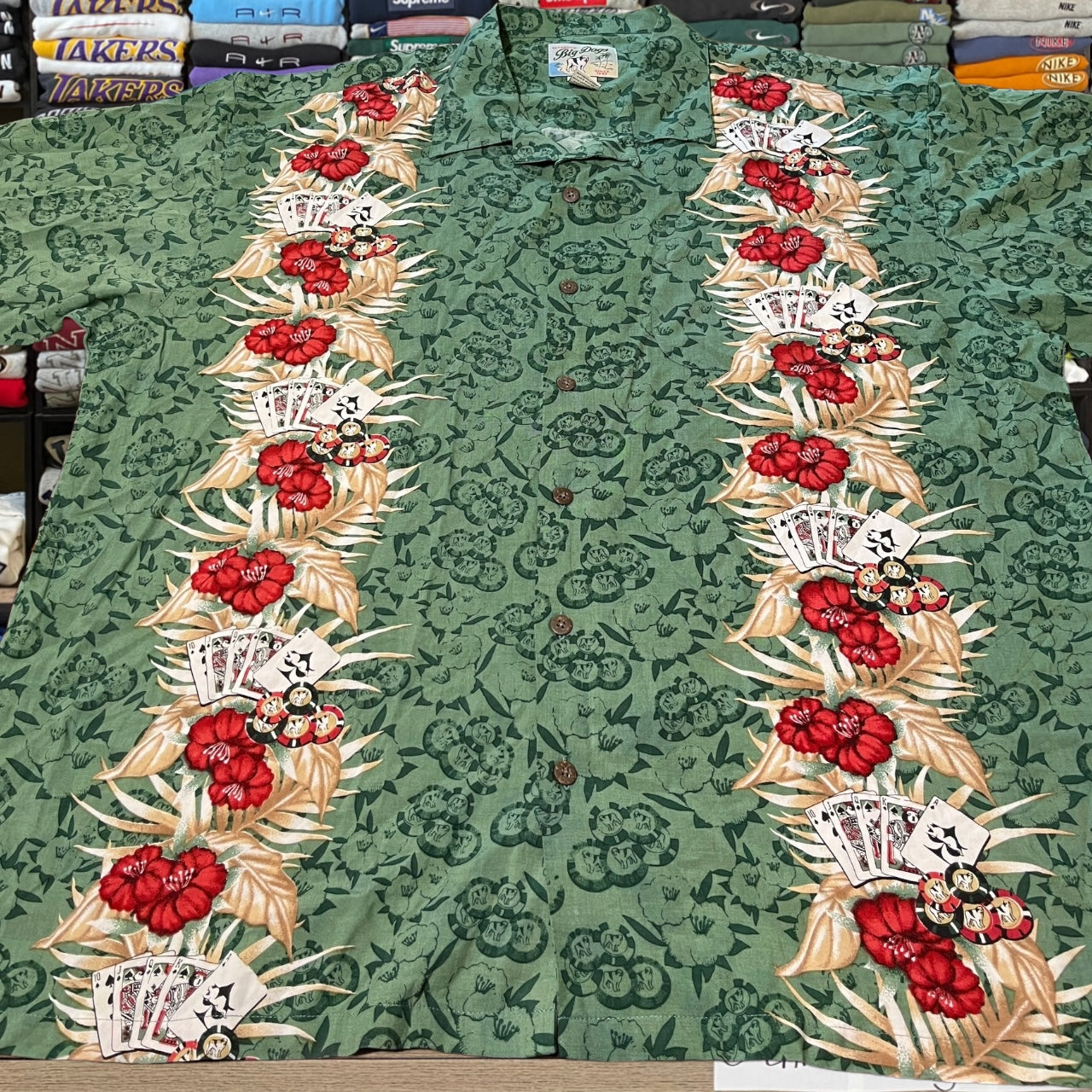 Big dog poker button up shirt