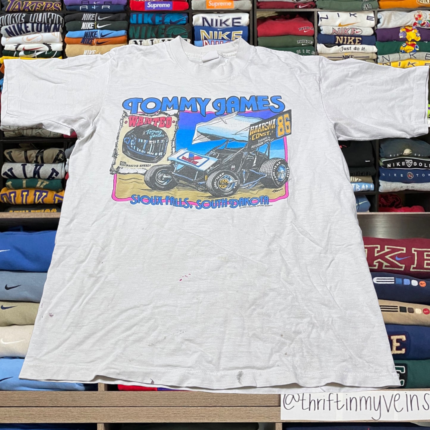 vintage 90s racing team car shirt