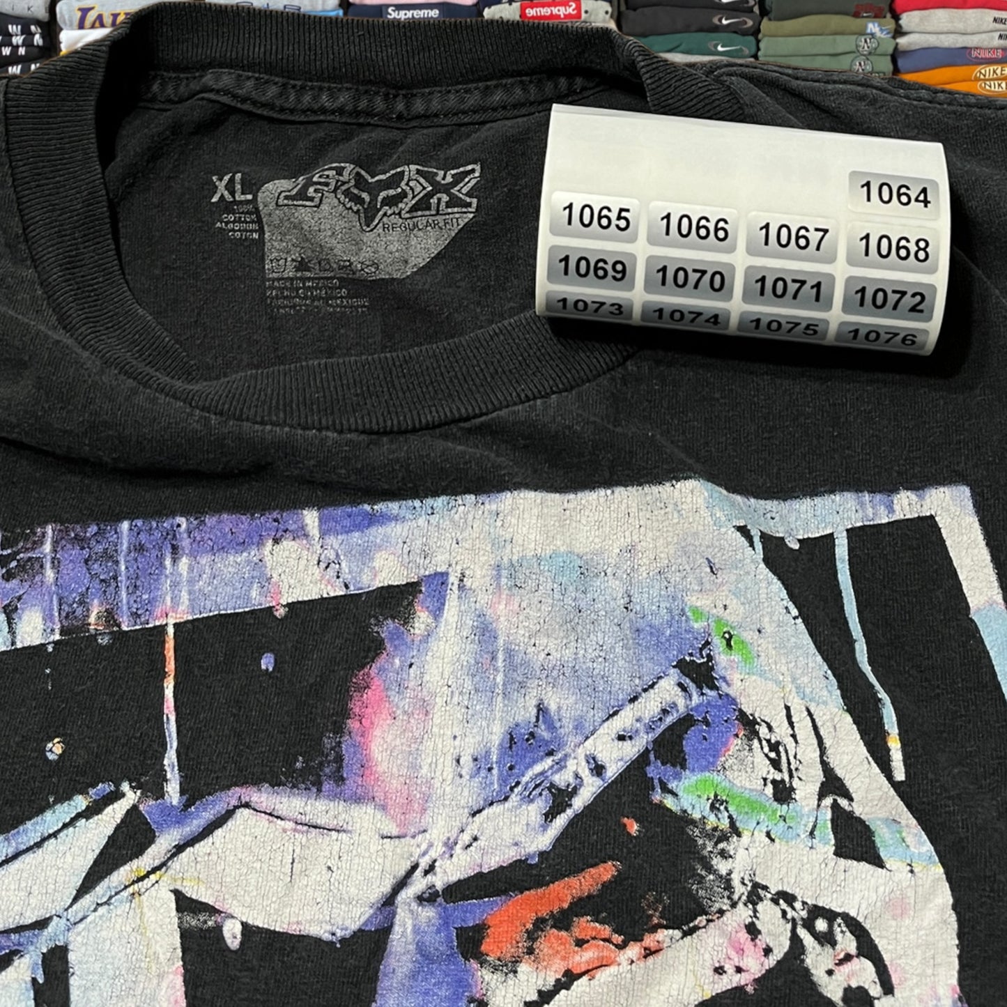 Y2K Fox racing skater shirt