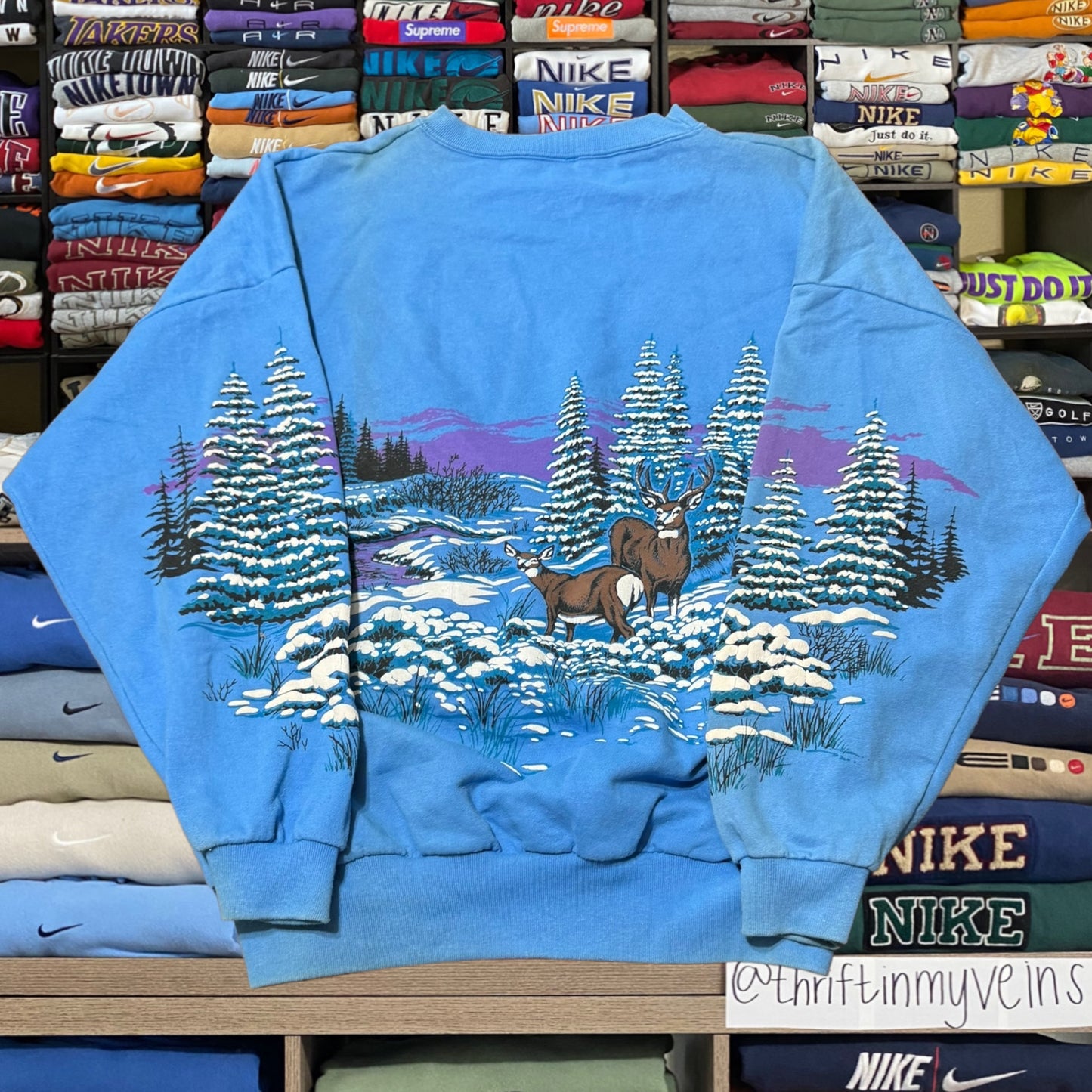 90s nature deer winter