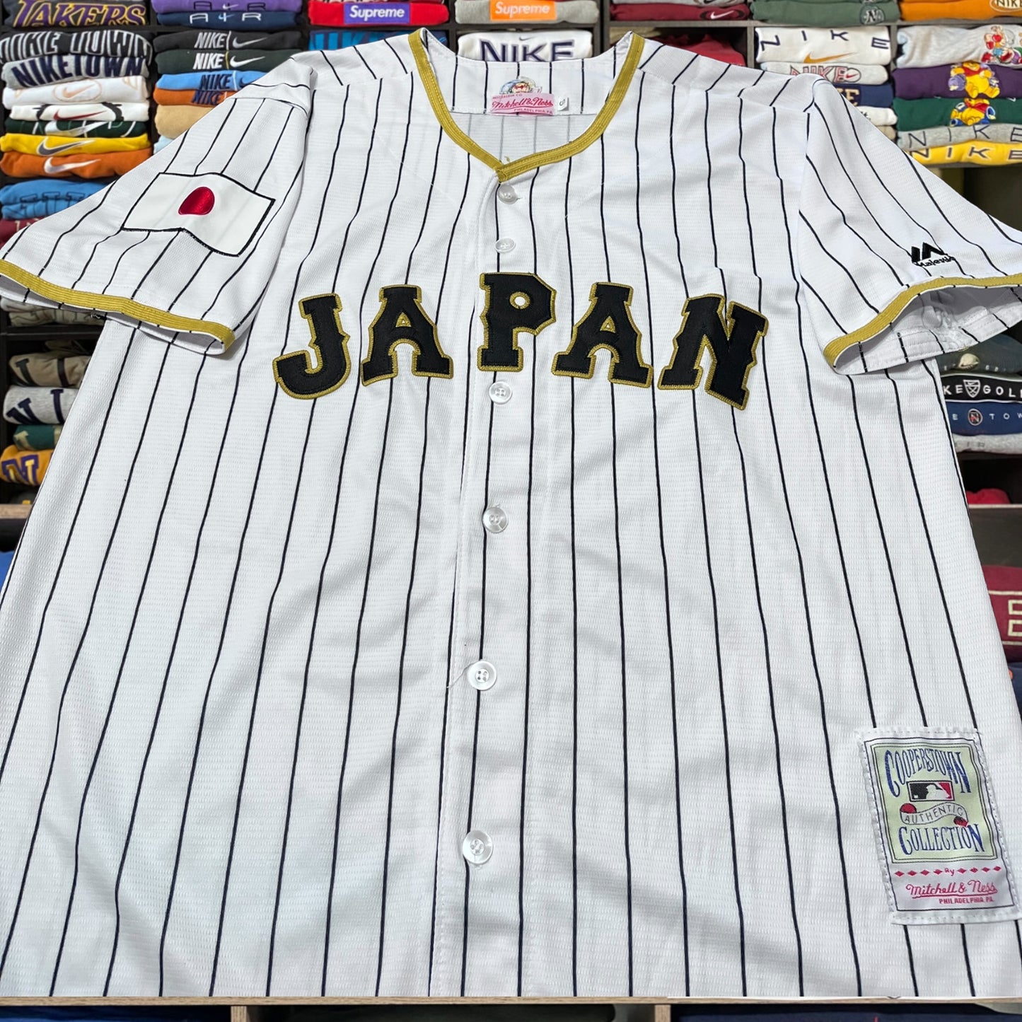 vintage y2k japan button up baseball jersey