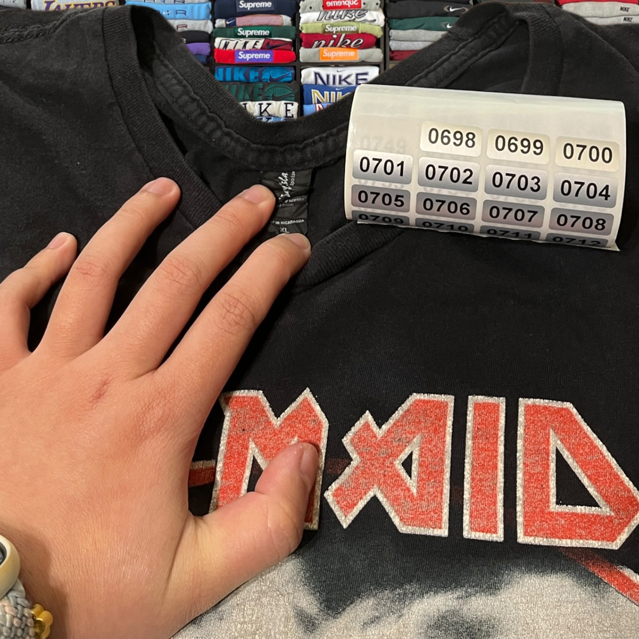 Vintage iron maiden shirt