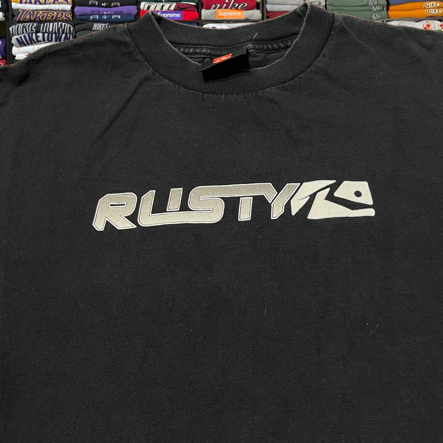 Y2K rusty skater shirt