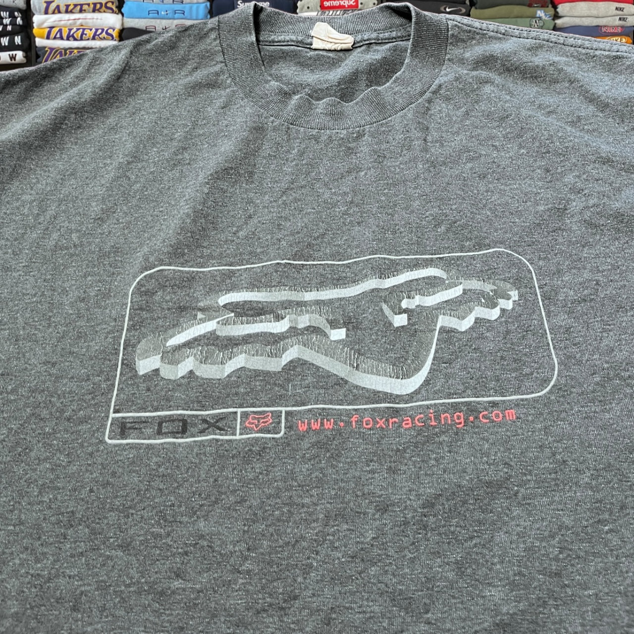Vintage Y2K fox racing shirt