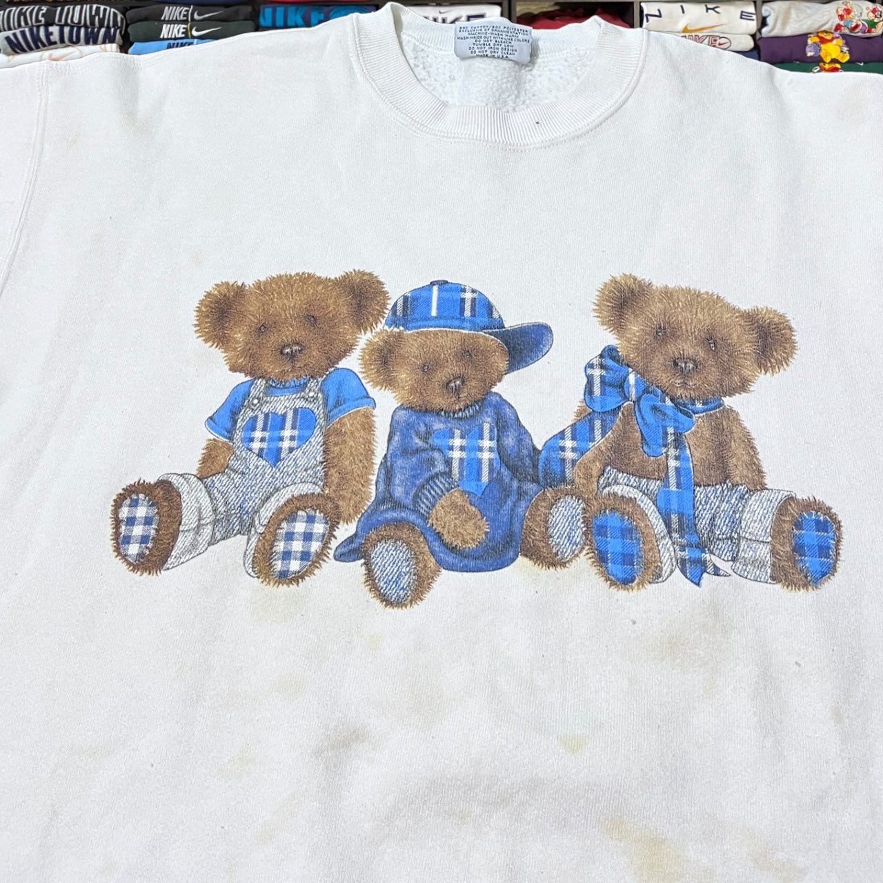 90s cute teddy bear sweater