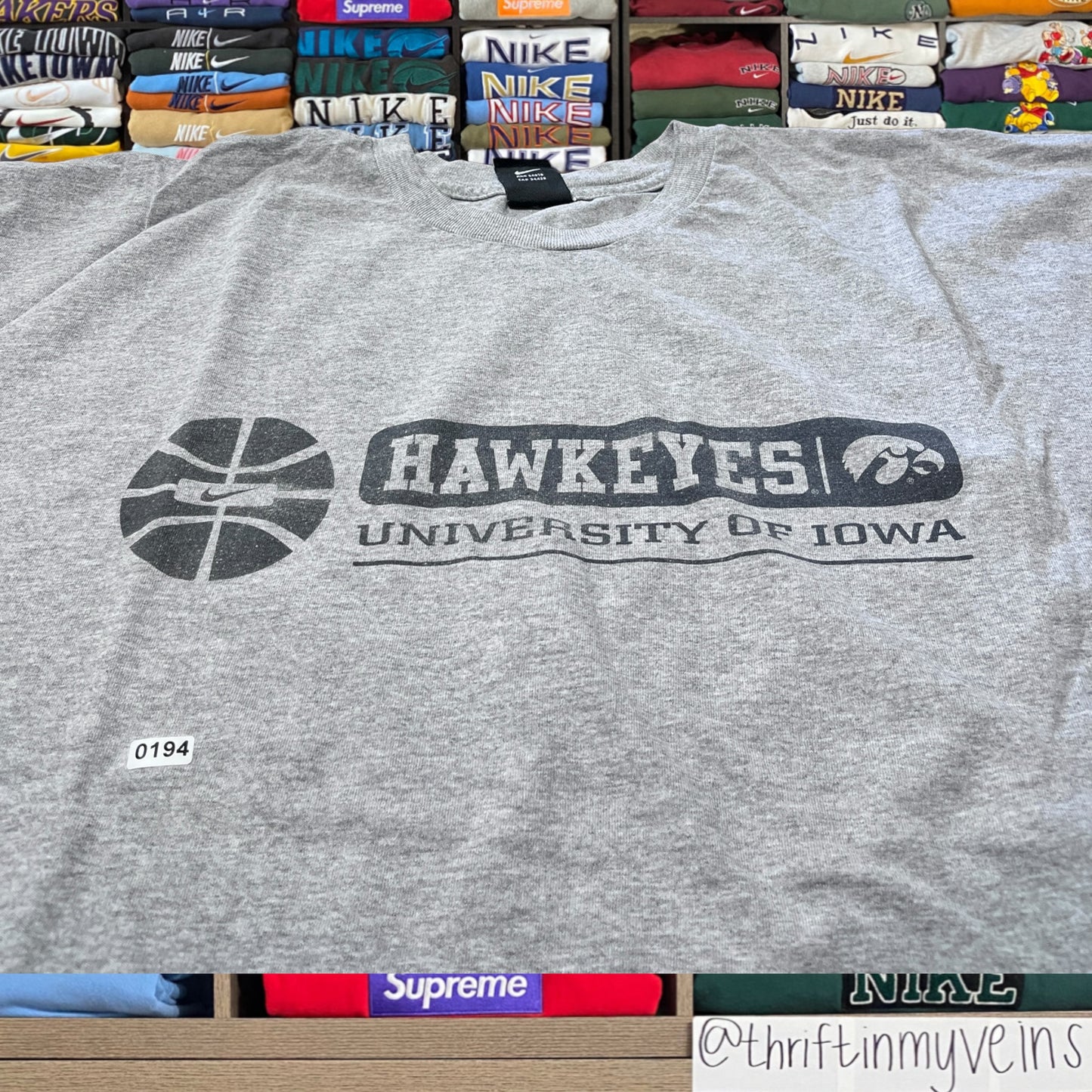 Y2k Iowa university shirt