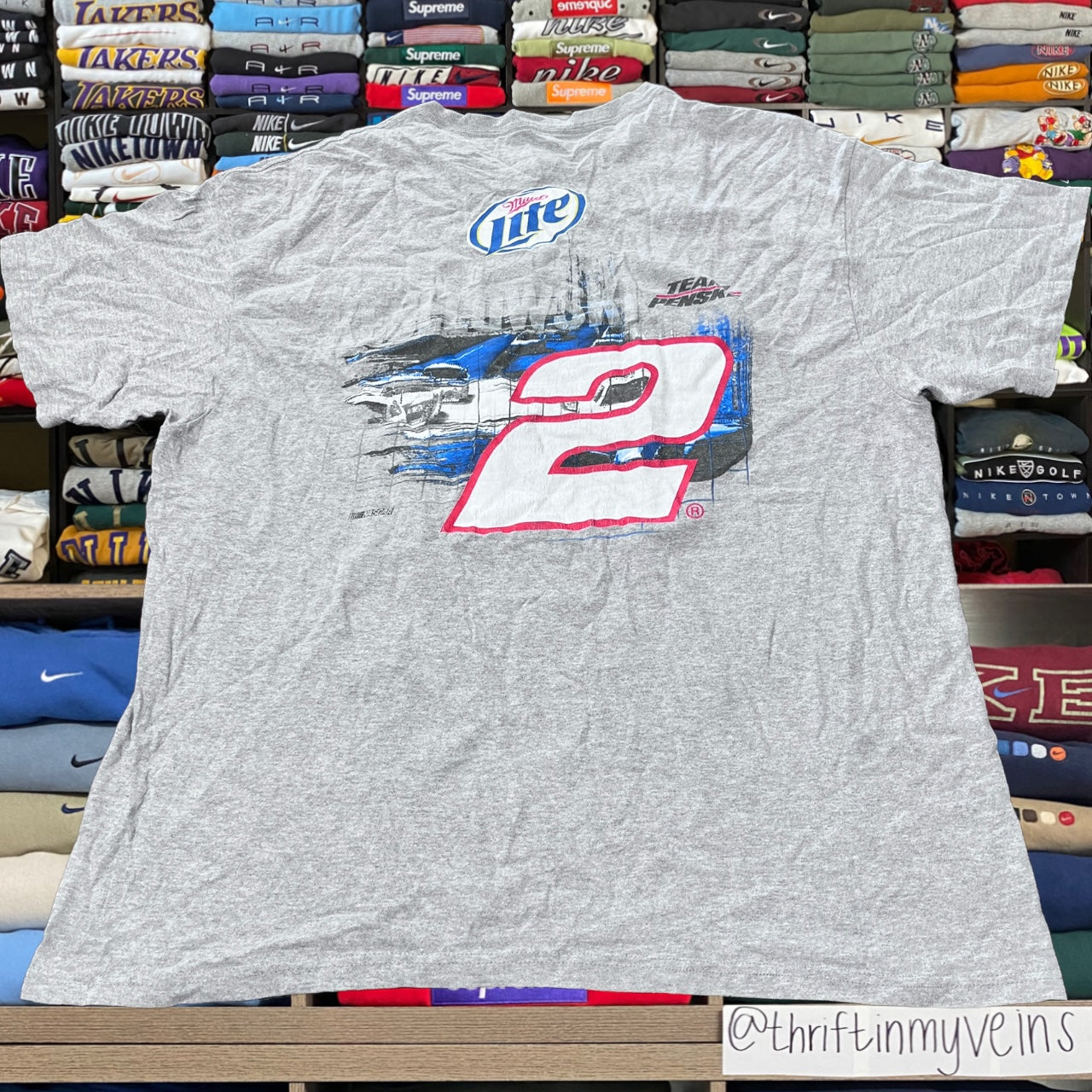Vintage Y2K 2004 nascar graphic shirt