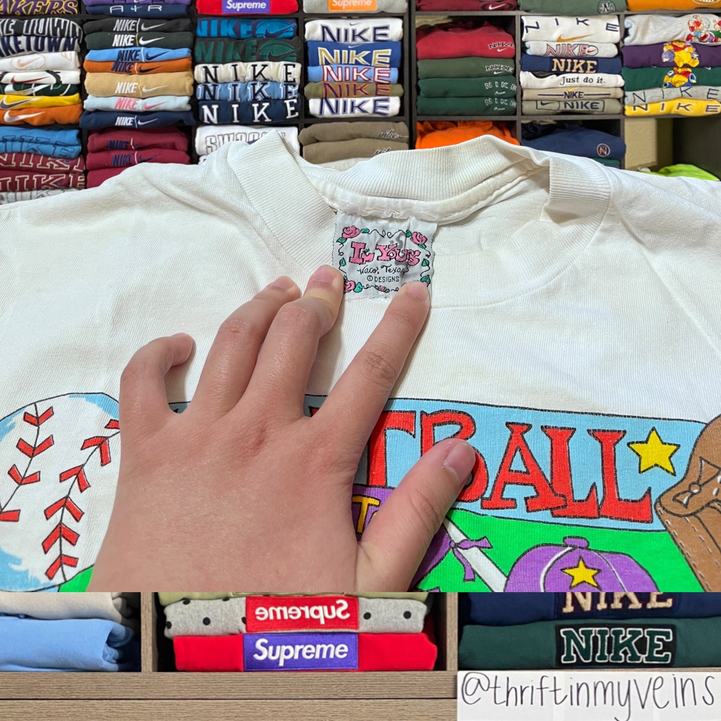 90s soft ball girls shirt