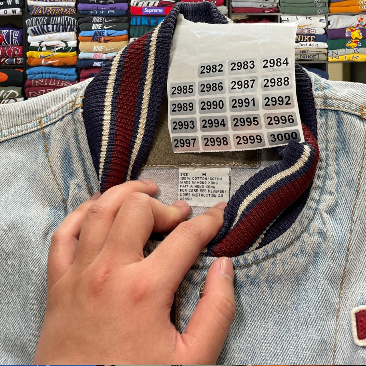 90s bugle boy denim jacket