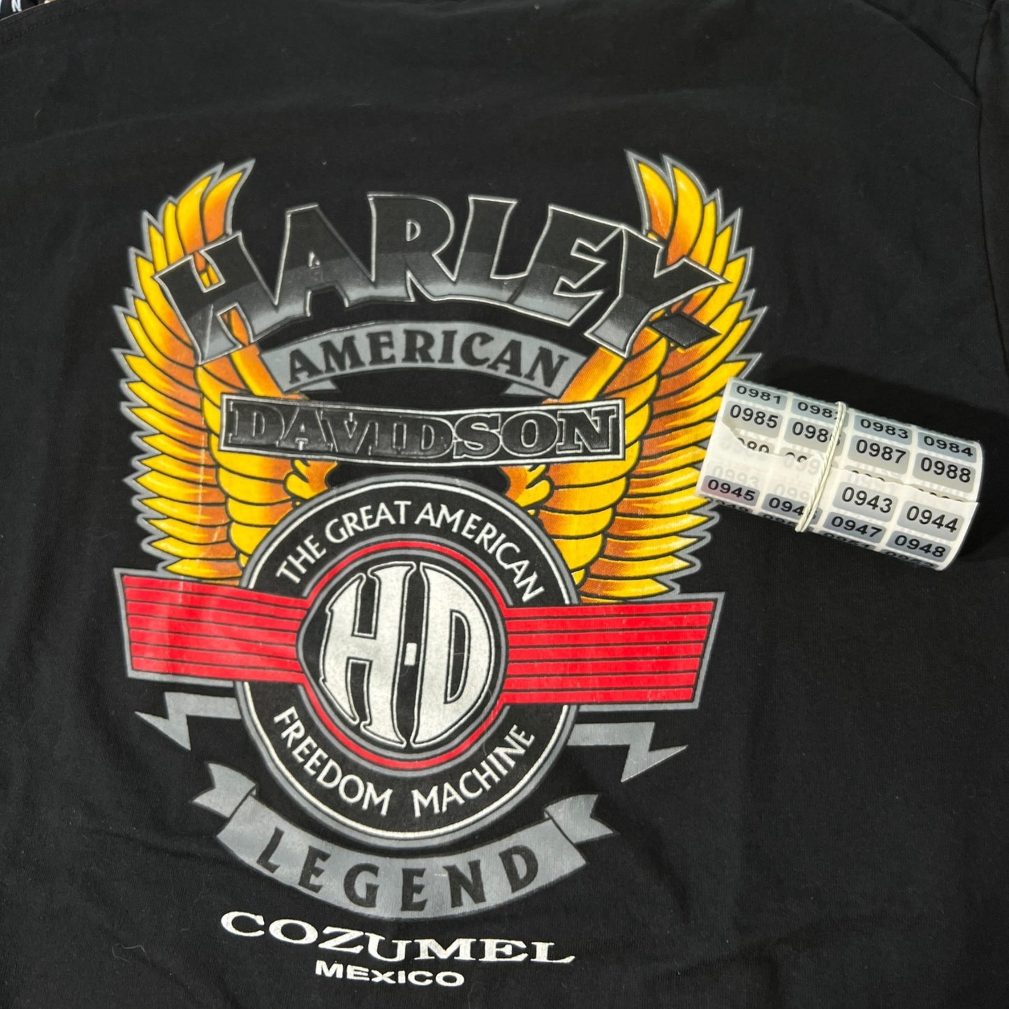 90s Harley Davidson biker shirt