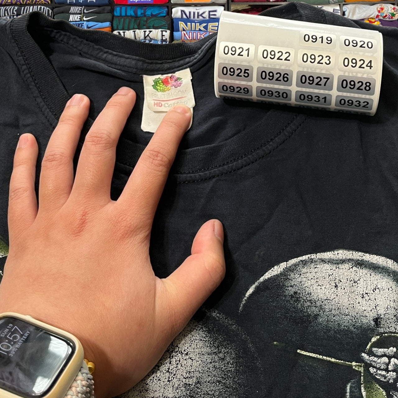 Y2K skeleton skull grunge shirt