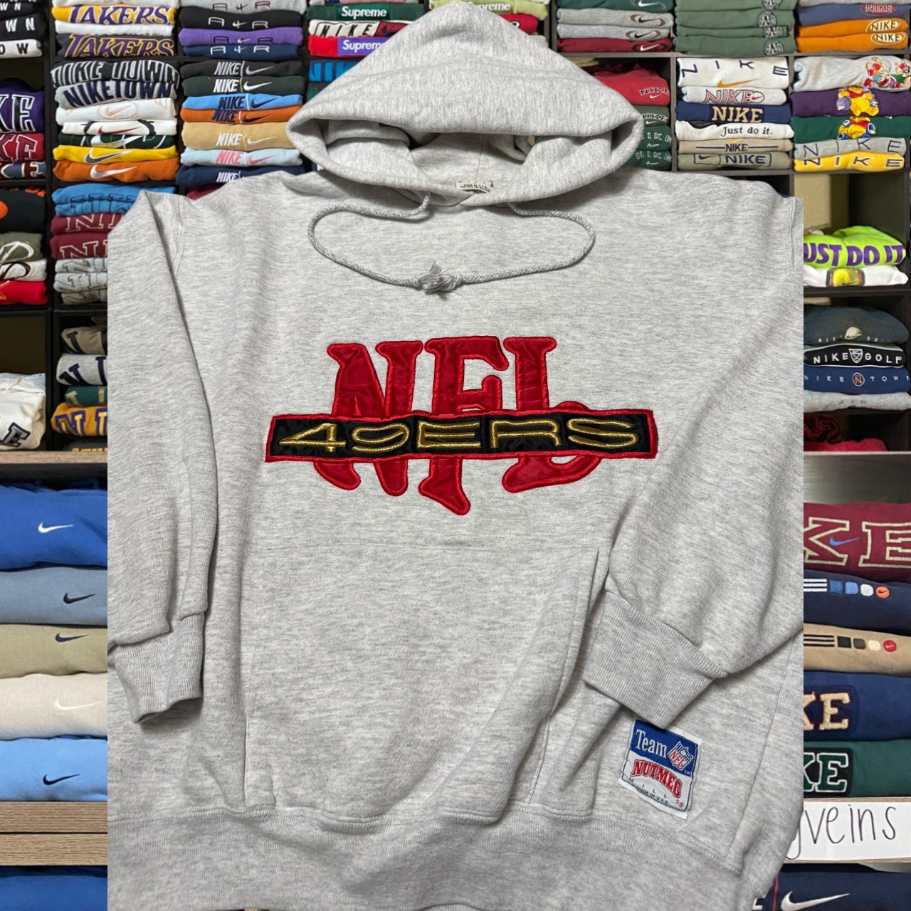 90s 49ers hoodie (Xlarge)