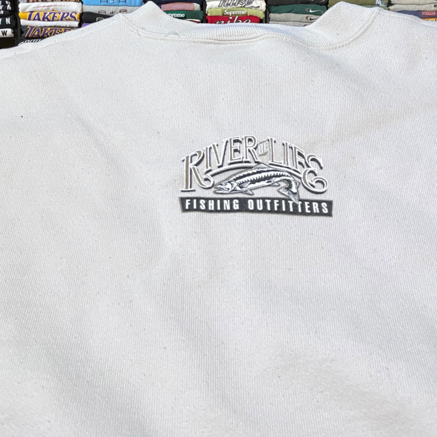 90s bible scripture Jesus river of life sweater
