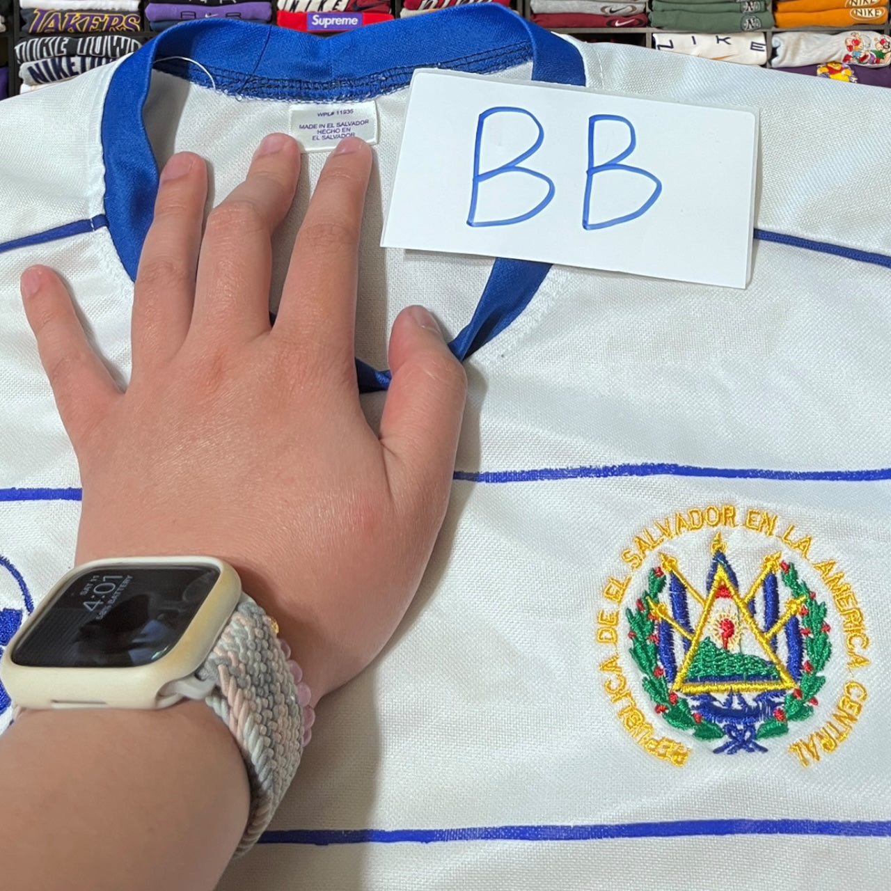 El Salvador soccer jersey