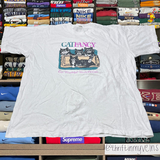 80s cat fancy shirt (xlarge)