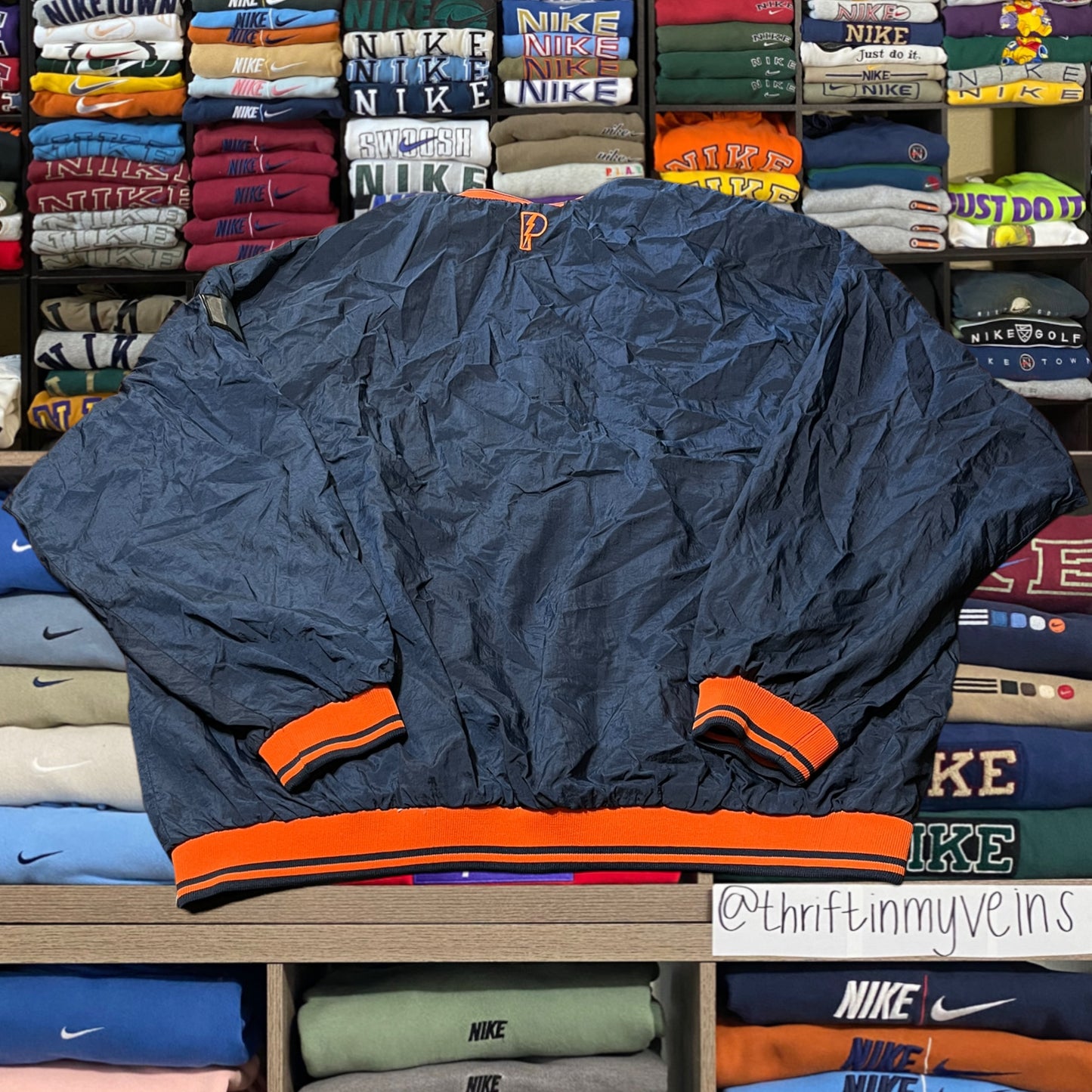 90s Denver broncos quarter zip sweater