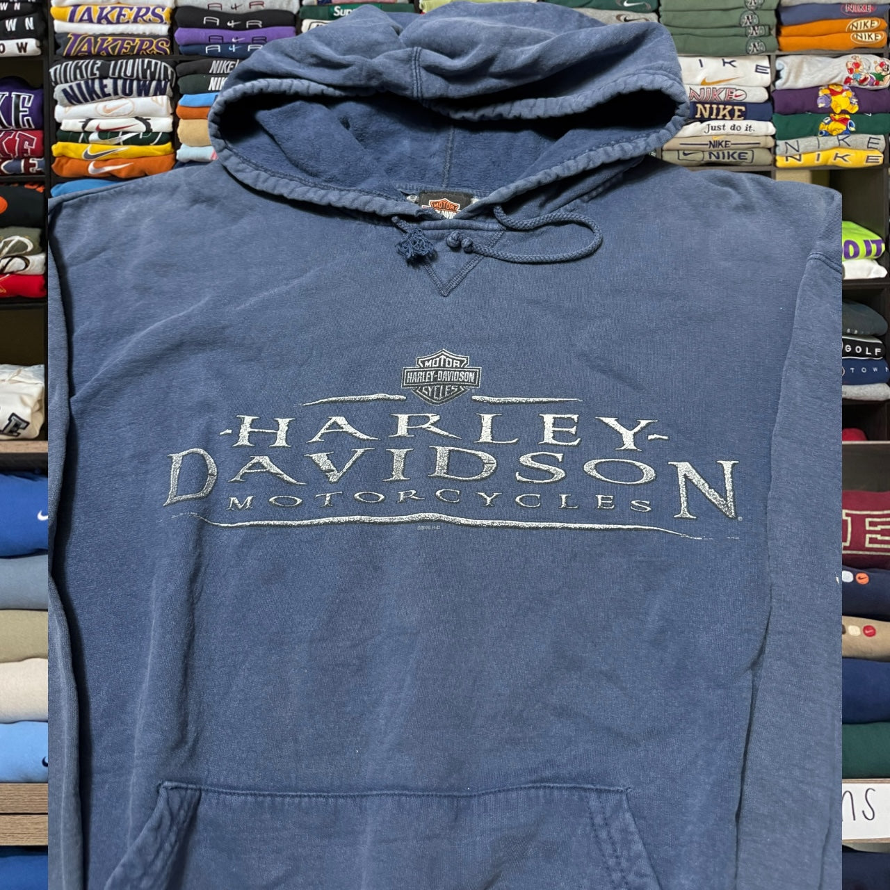 y2k harley davidson biker motorcycle hoodie (Xlarge)