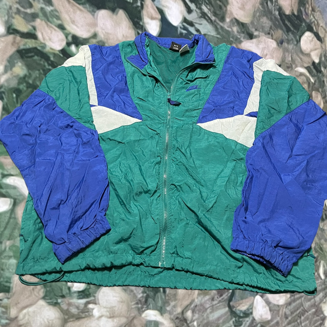 90s Nike windbreaker Aztec colorblock