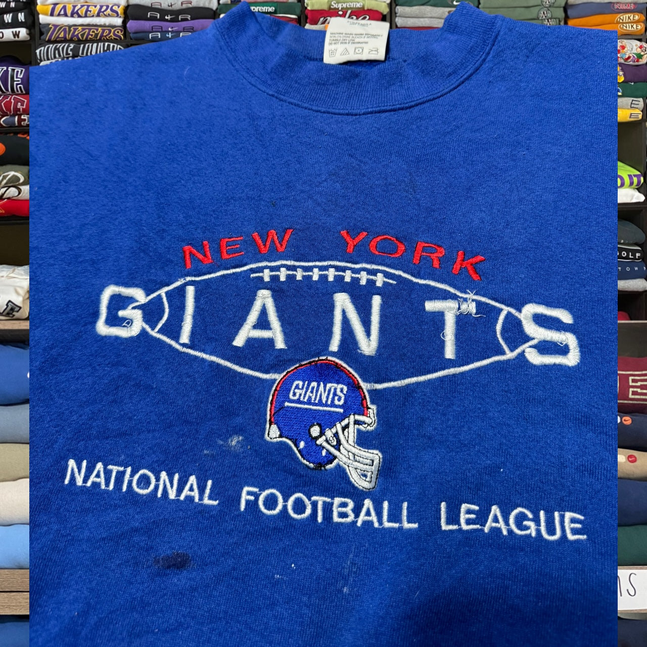 90s new york giants nfl sweatshirt (Large)