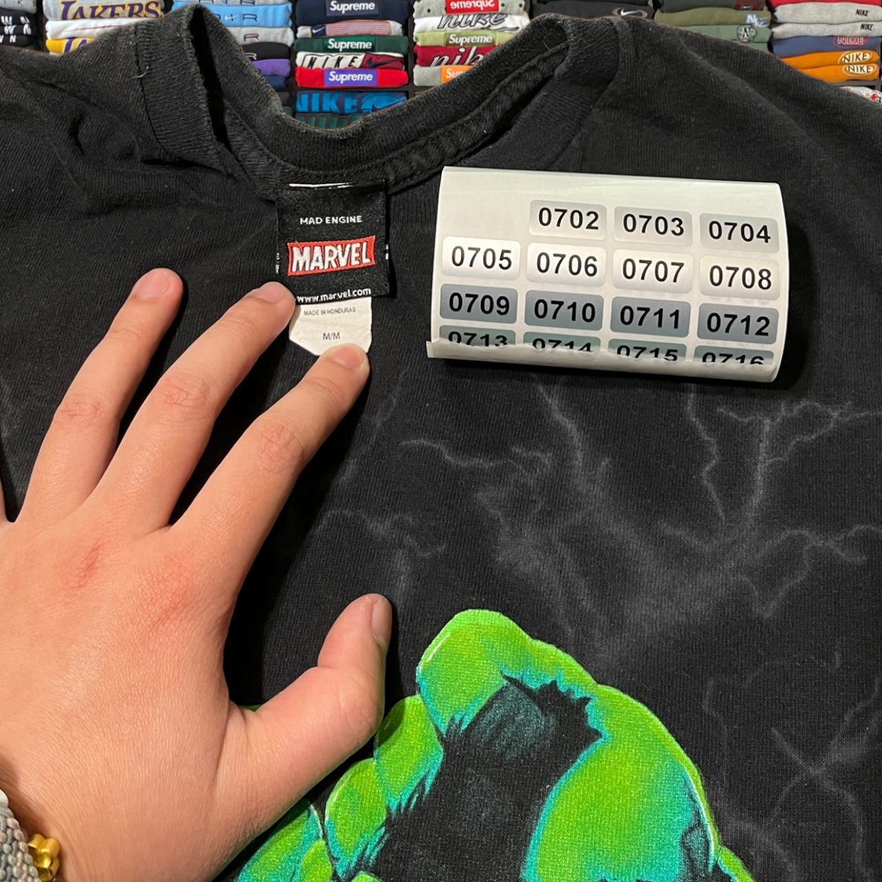 Vintage y2k marval hulk shirt
