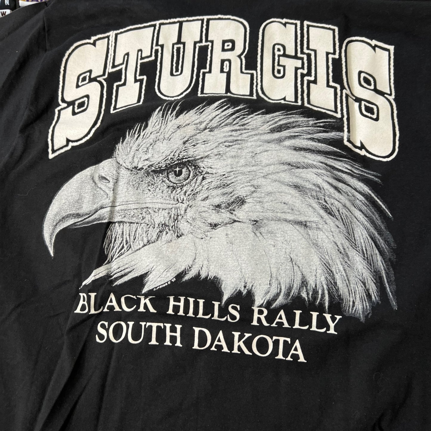 1996 sturgis biker motorcycle ( large )