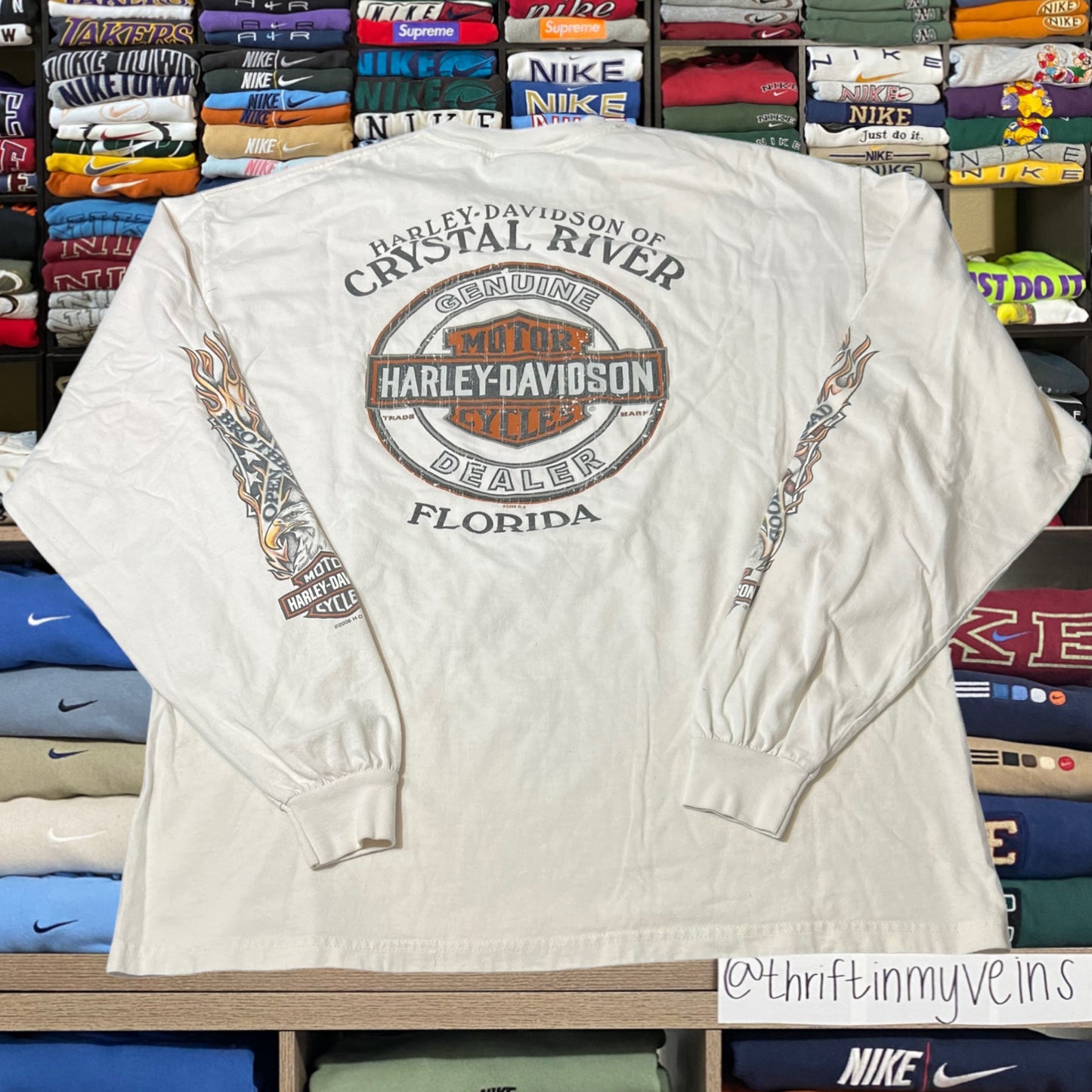 Y2K Harley Davidson biker motorcycle shirt