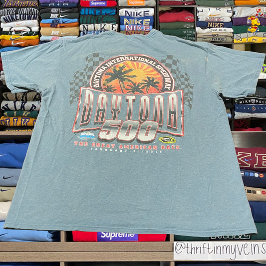 vintage daytona 500 racing car shirt