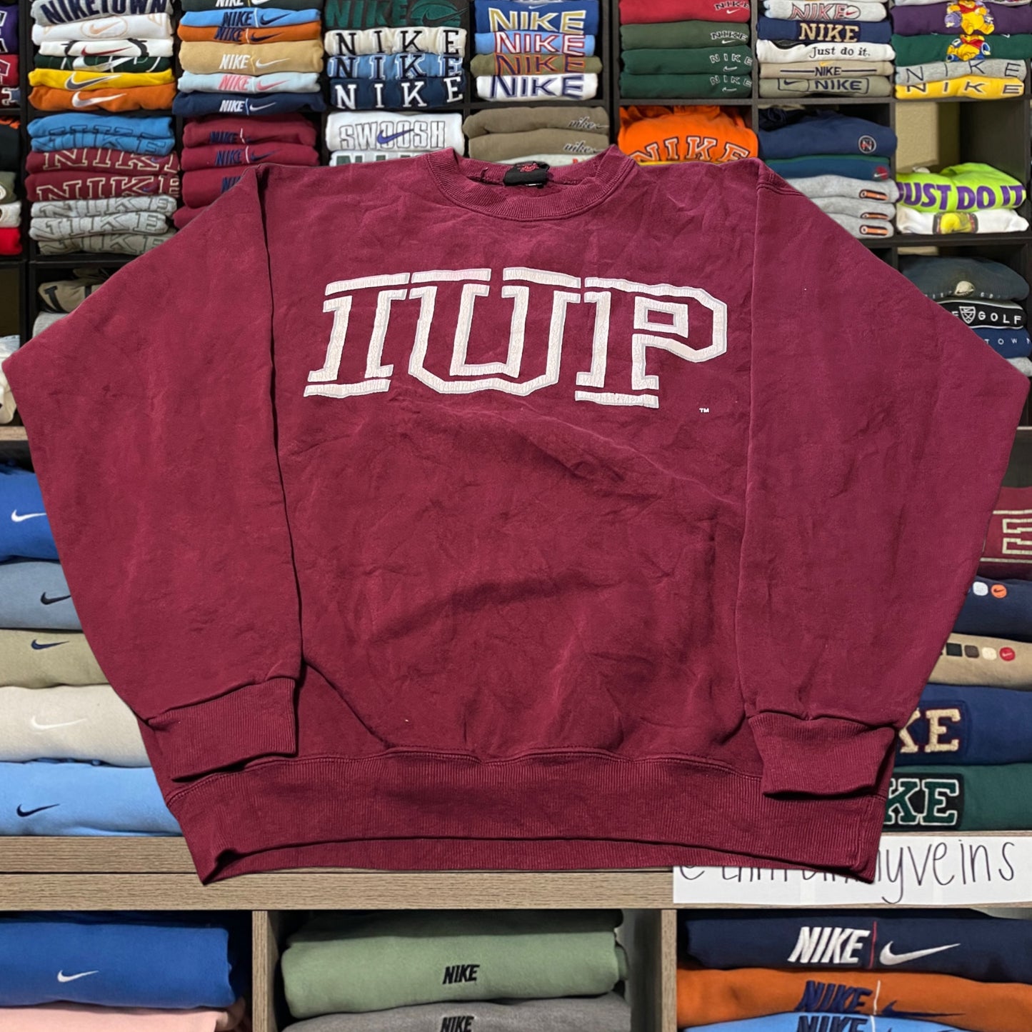 90s IUP sweater