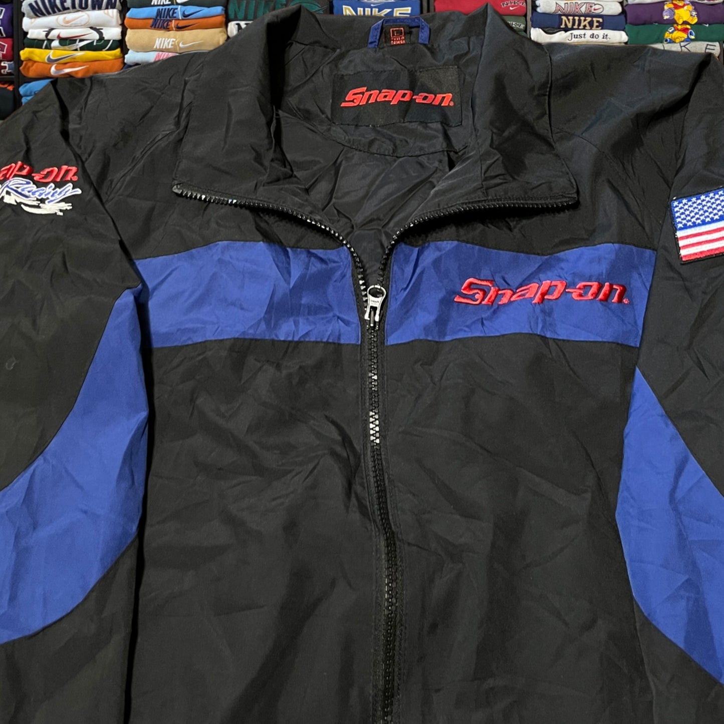 Snap on puffer jacket