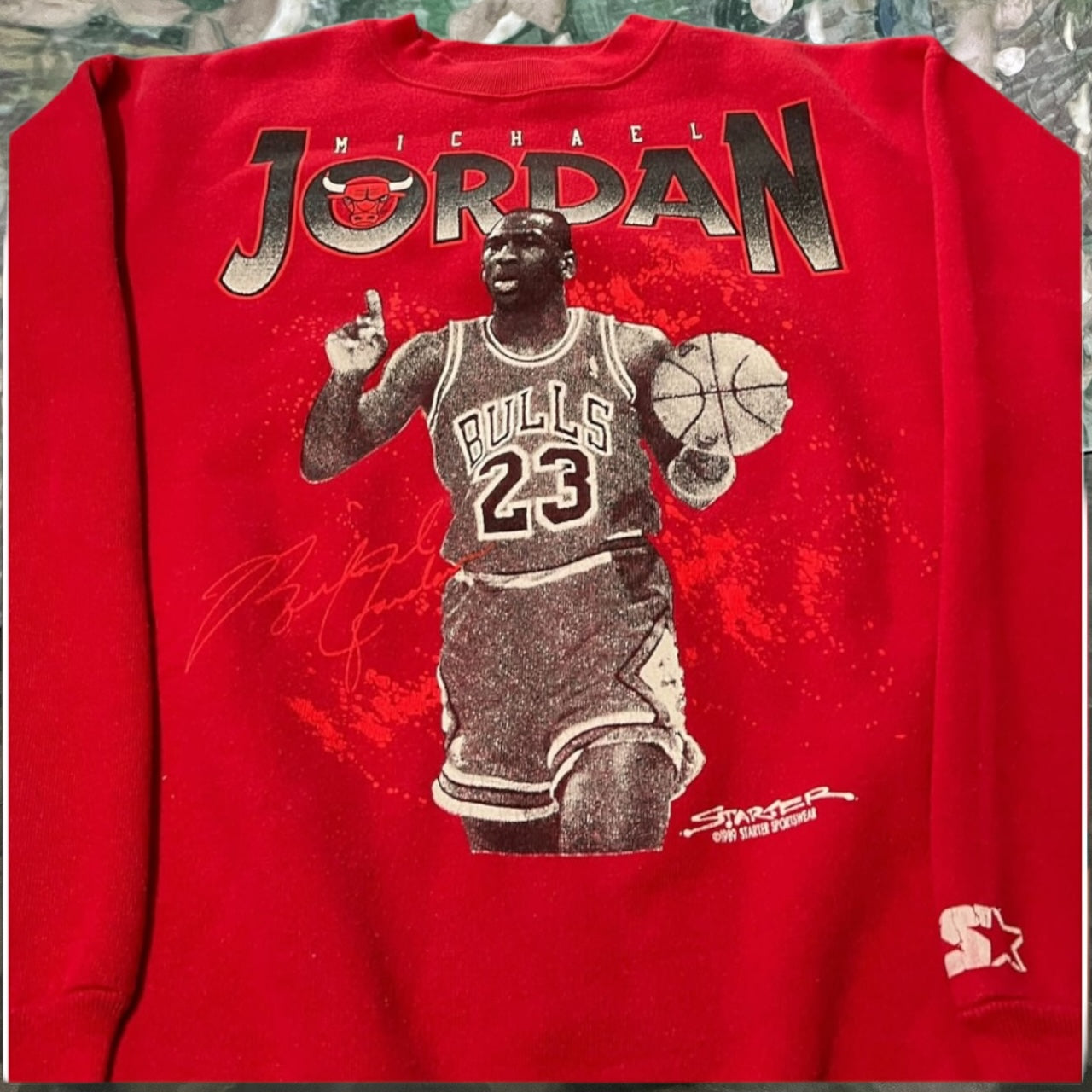 Vintage 1991 starter Michael Jordan sweater