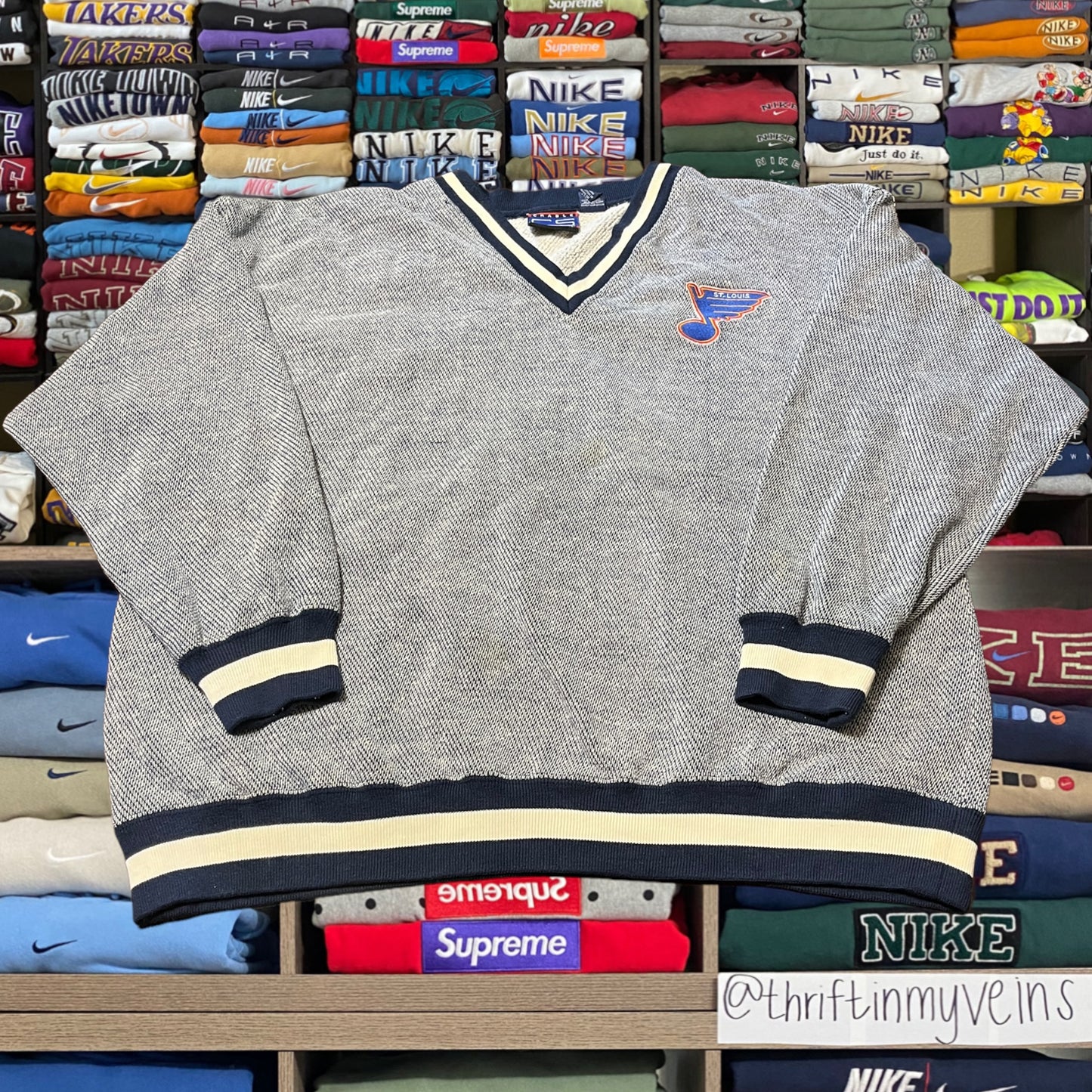 90s St. Louis blues nhl hockey sweater