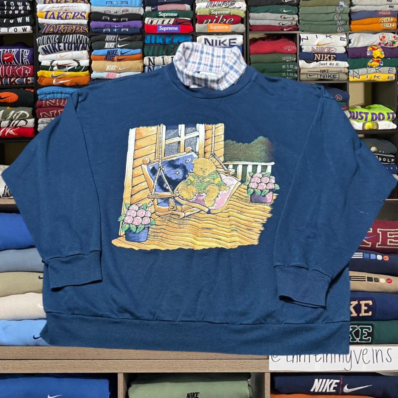 90s teddy bear sweater (xlarge)