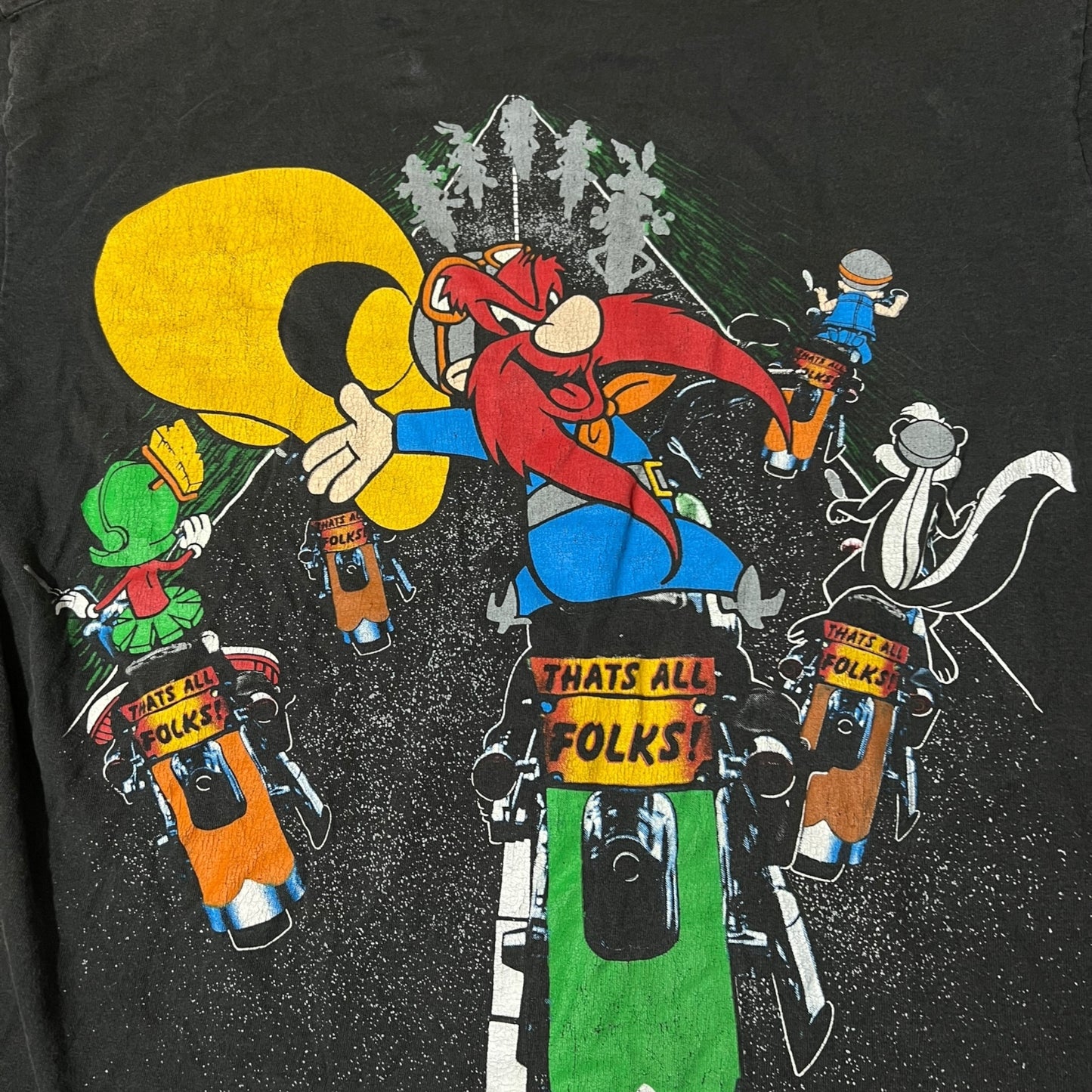 1993 Harley Davidson biker taz shirt ( xlarge )