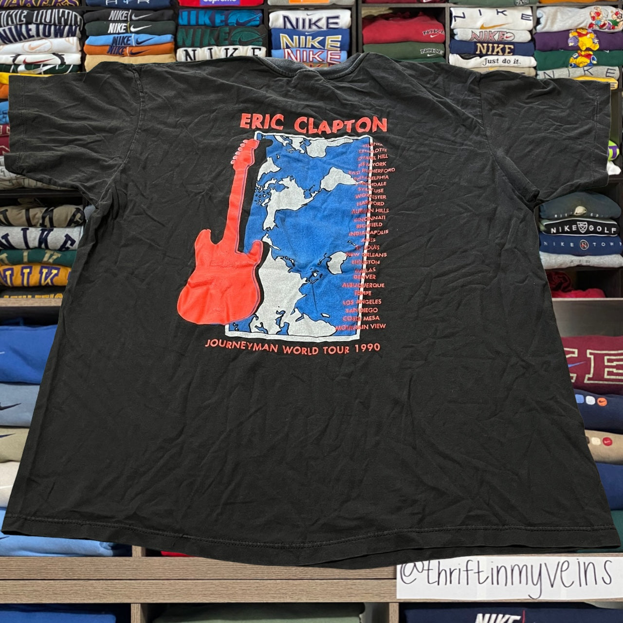Vintage 1990 Eric Clapton shirt