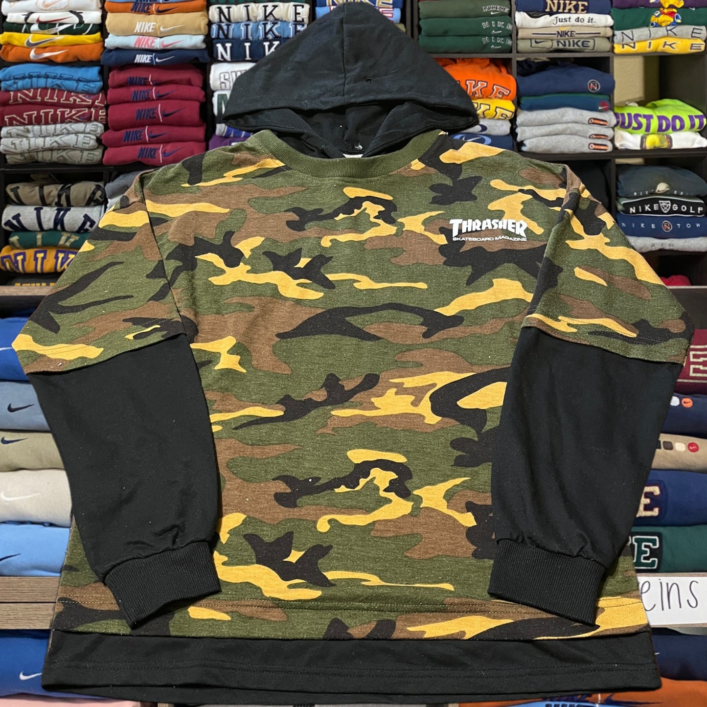 Thrasher camo hoodie