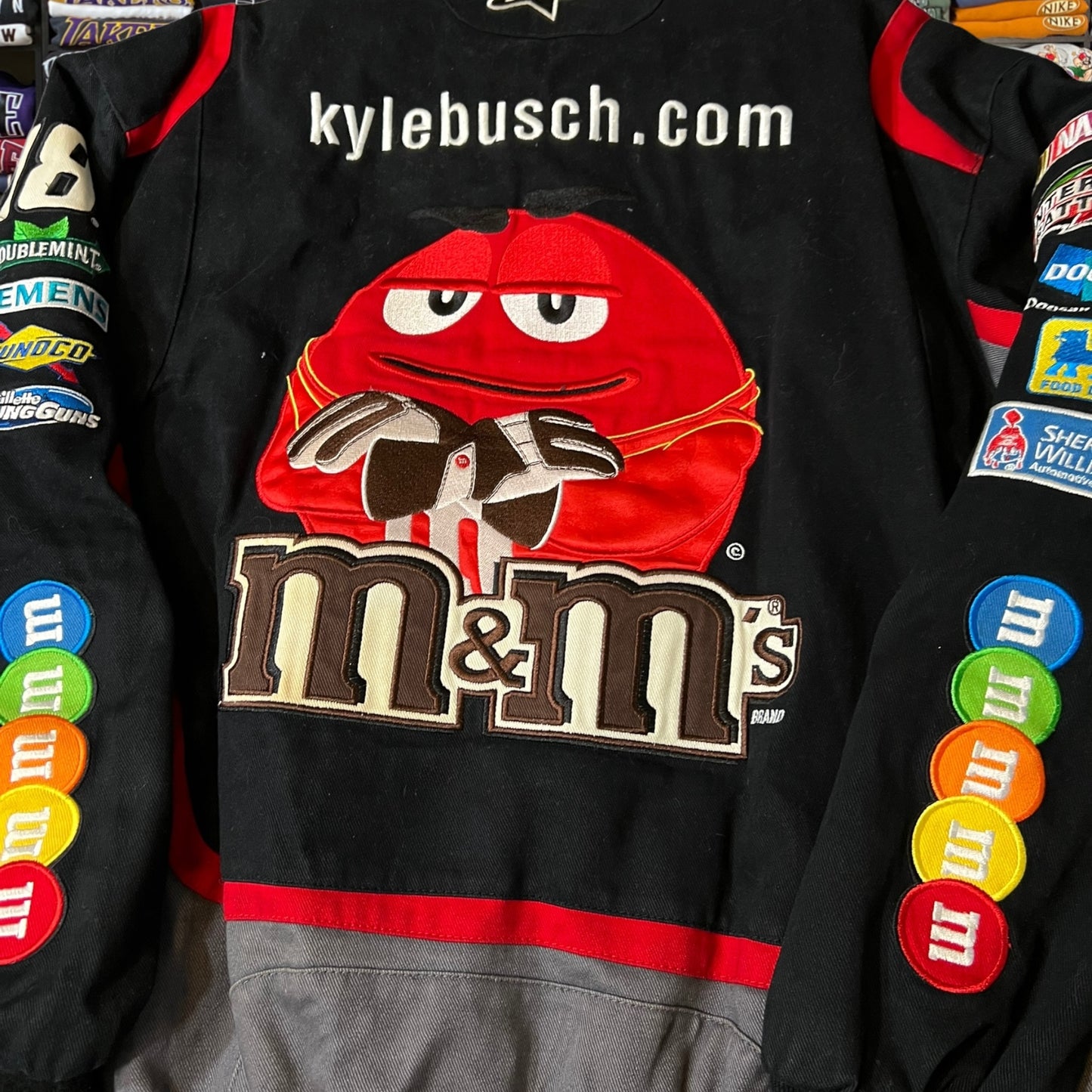 Vintage M&M NASCAR varsity jacket heavy weighted super good quality