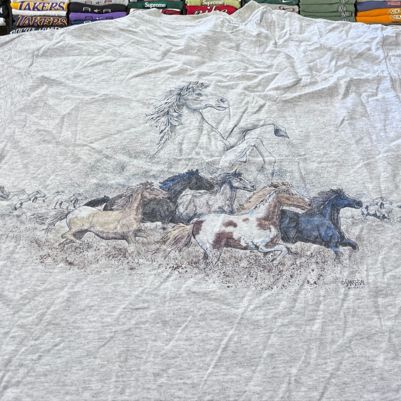 90s Montana horse stampede shirt
