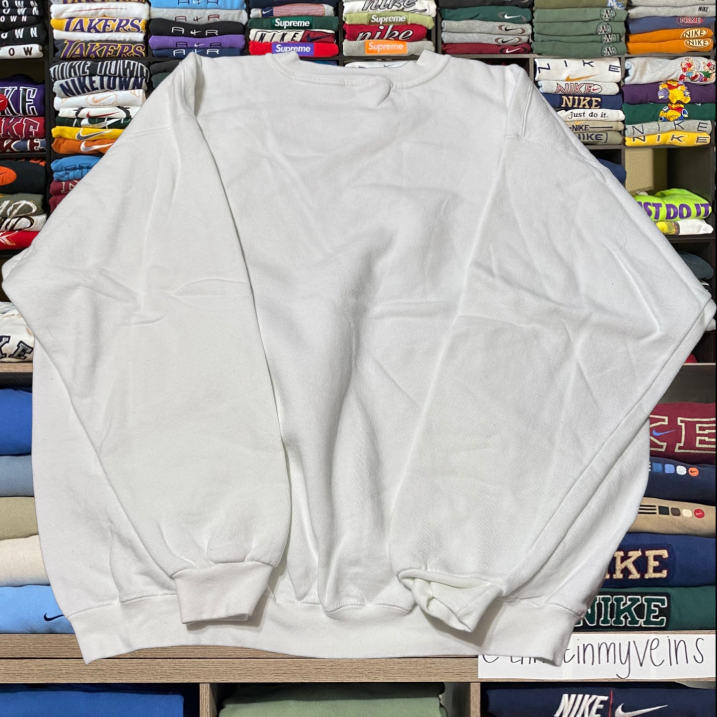90s Nike white spelled out sweater