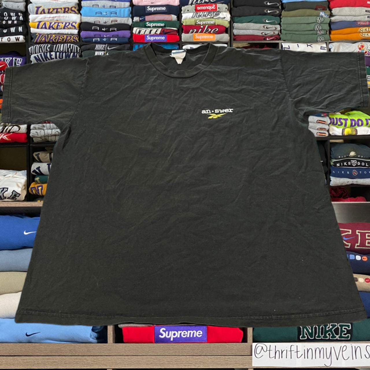90s Allen iverson nba basketball Reebok the answer shirt