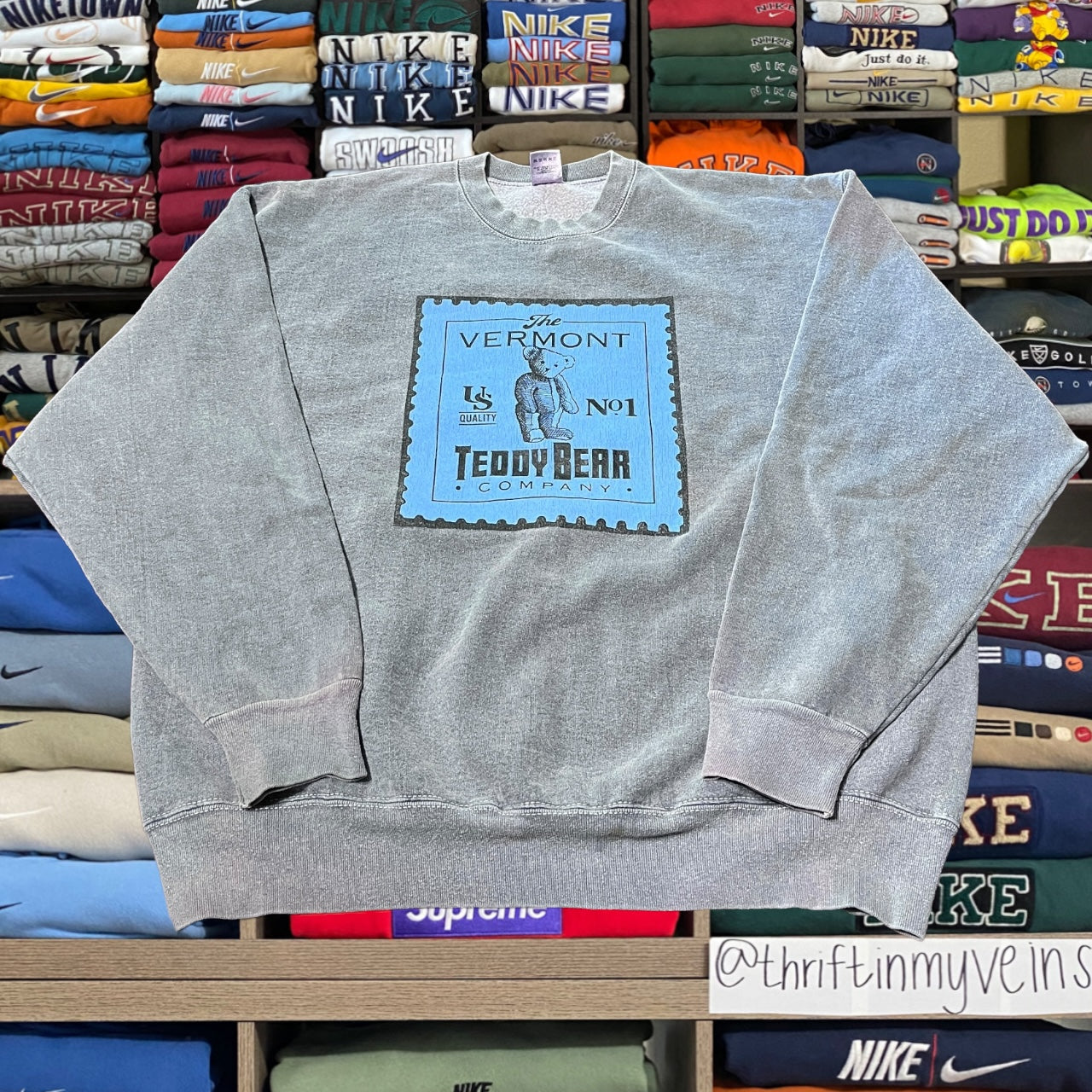 90s Vermont teddy bear sweater
