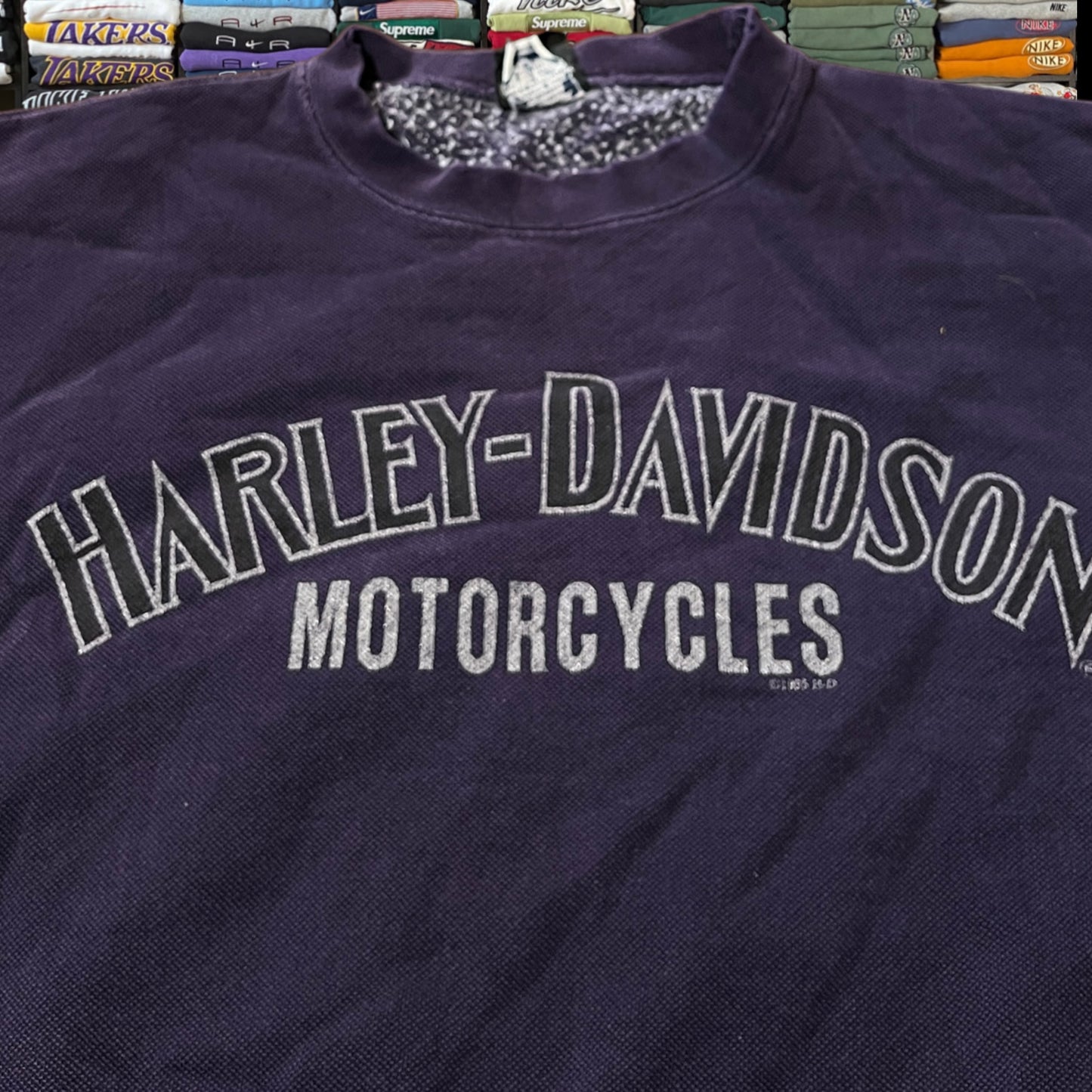 90s Harley Davidson biker motorcycle sweater