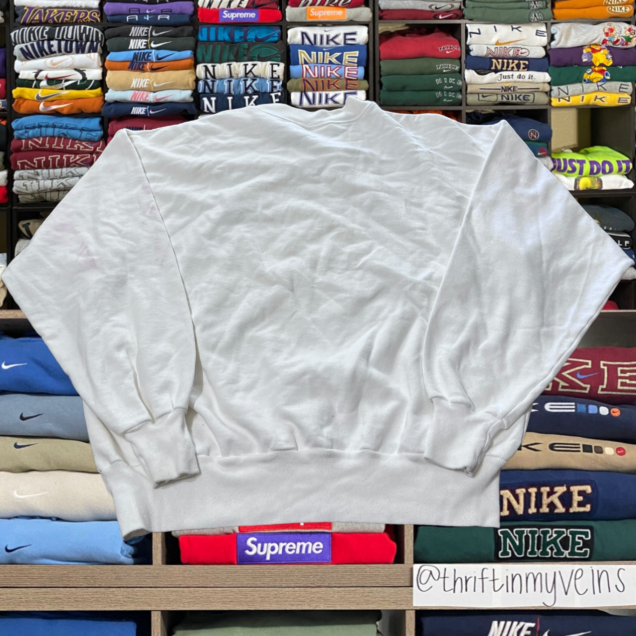 90s Rare white Nike air sweaters