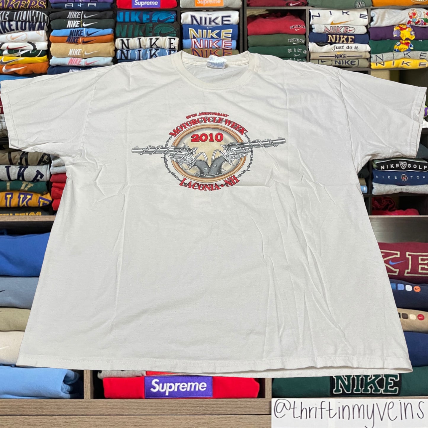 Y2K motorcycle biker shirt